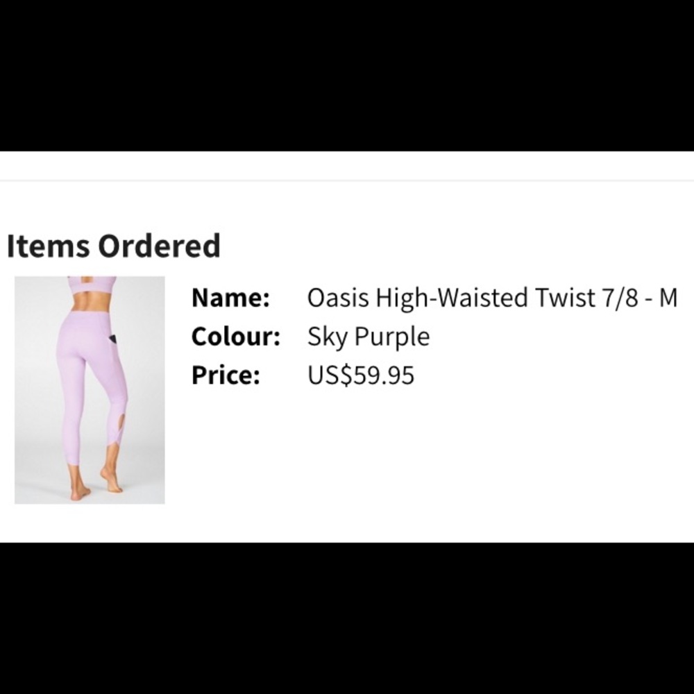 Oasis highwaisted twist 7/8 PureLuxe